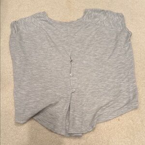 Forever 21 XXI Gray Women's Top Button Back Y2K